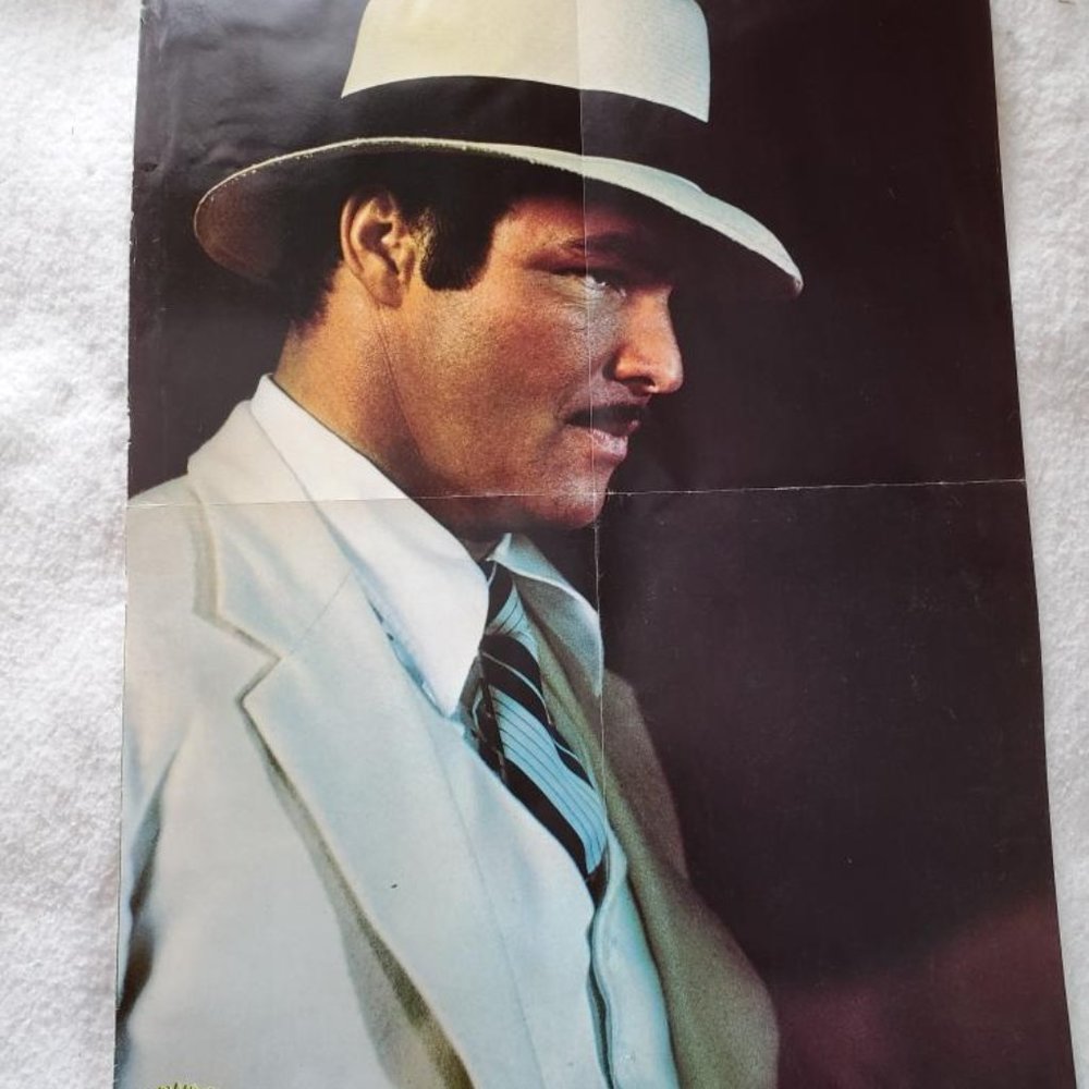 Vintage 1976 Burt Reynolds Bananas Scholastic Magazines Poster, Very Rare